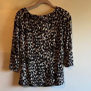 Style & Co. Cheetah Blouse